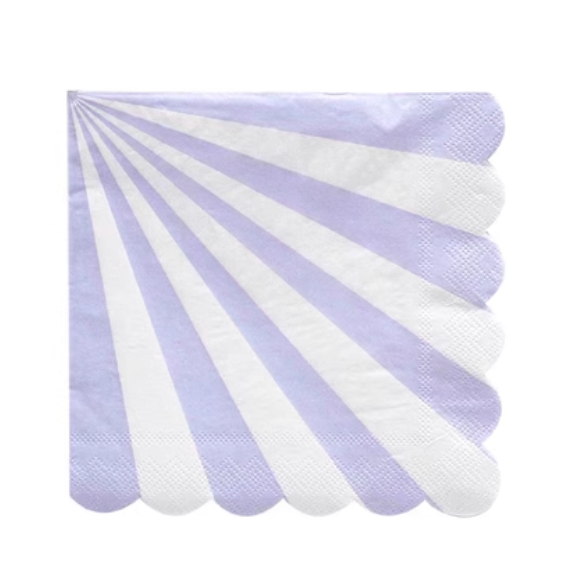 Purple Striped Napkins (pack of 16)