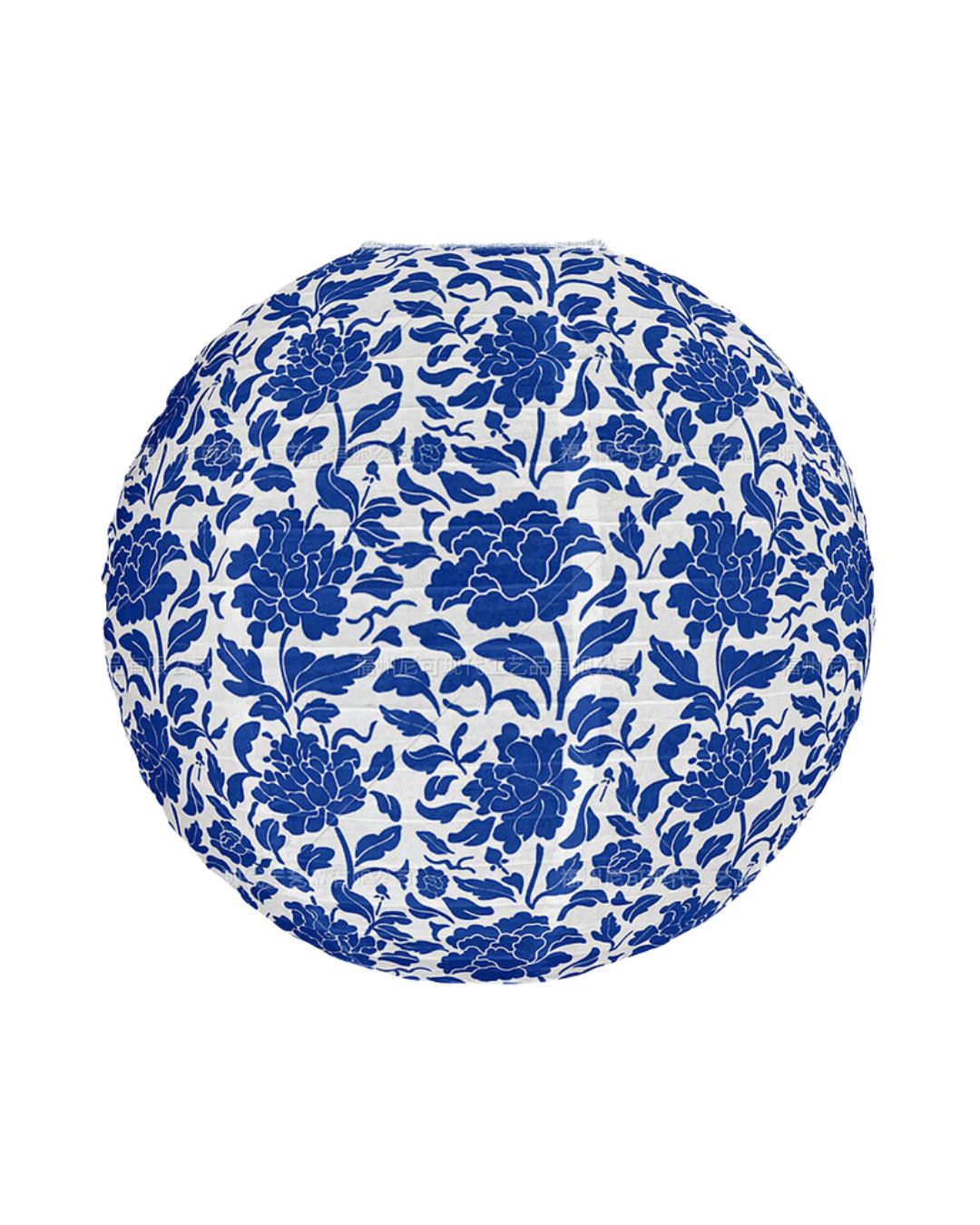 Floral Lantern, Blue (set of 1)