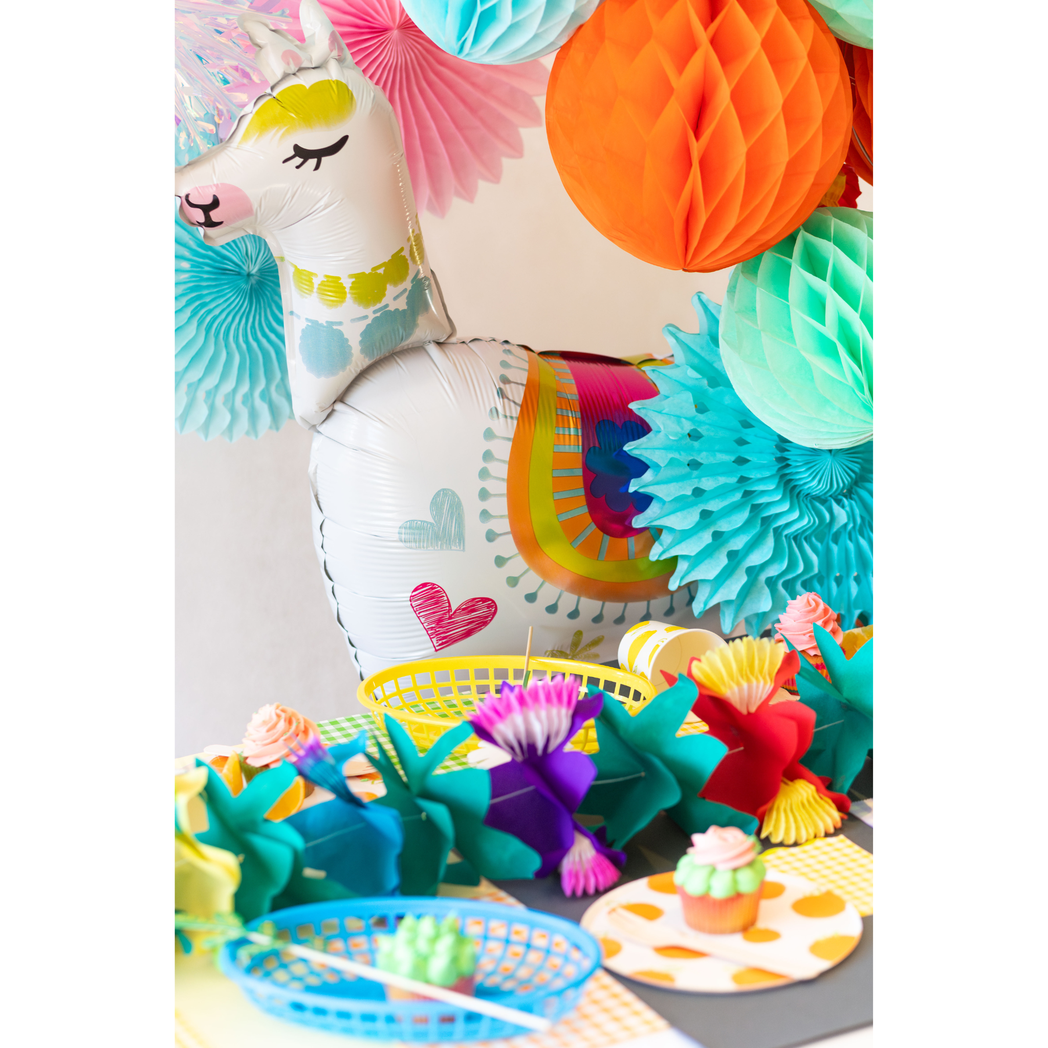 Lama Foil Balloon Mix (set of 5)