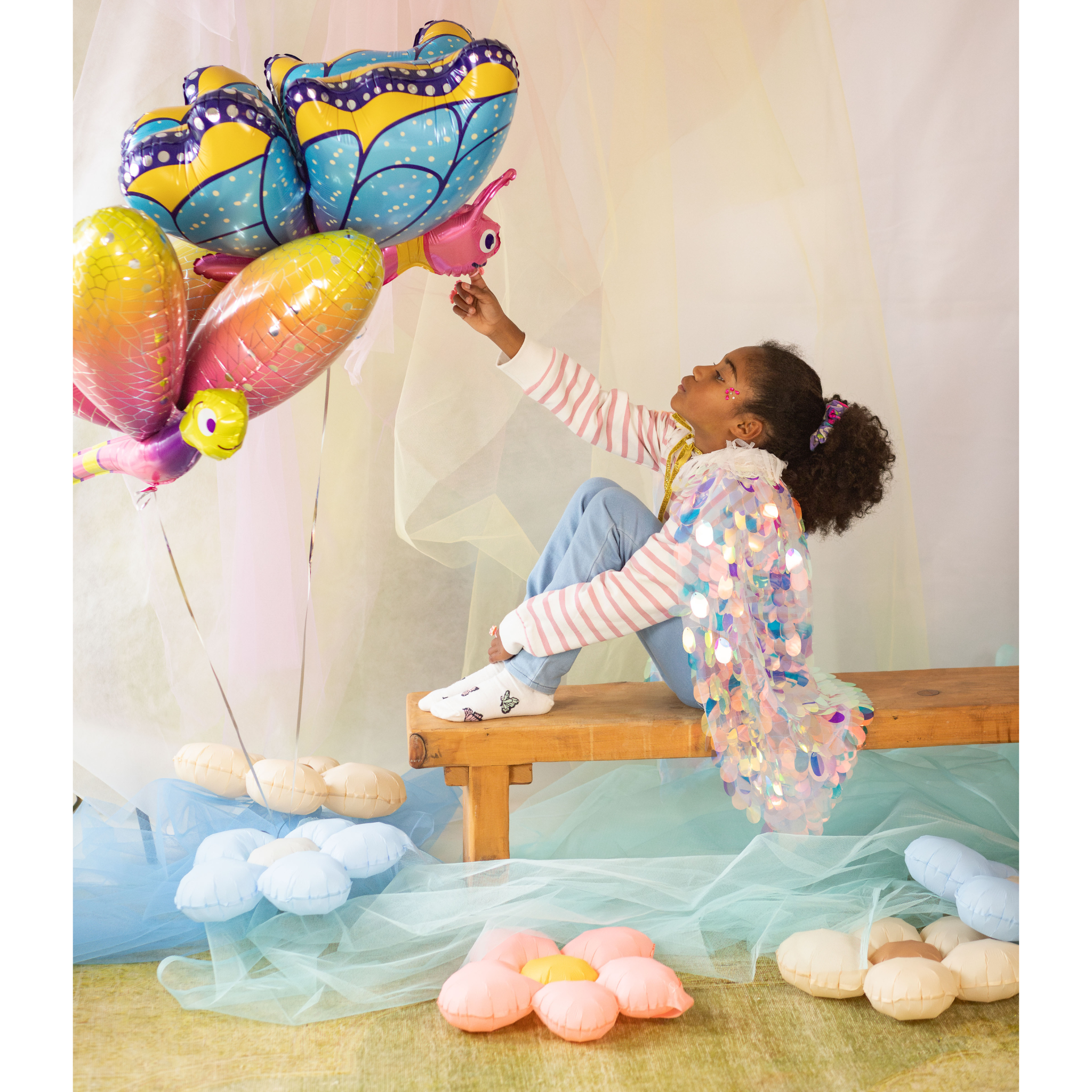 4D Firefly Foil Balloon, Pink