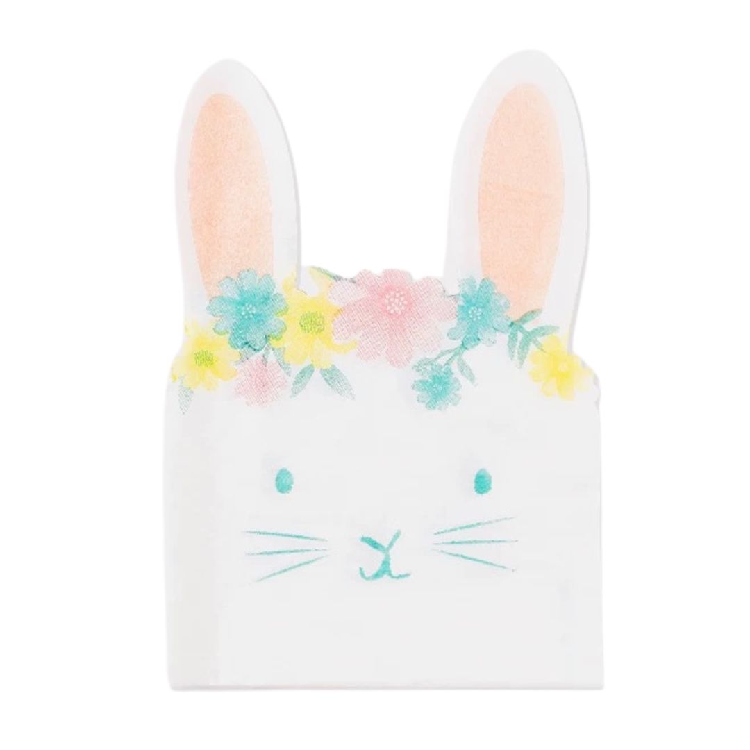 Floral Bunny Napkins (pack of 20)