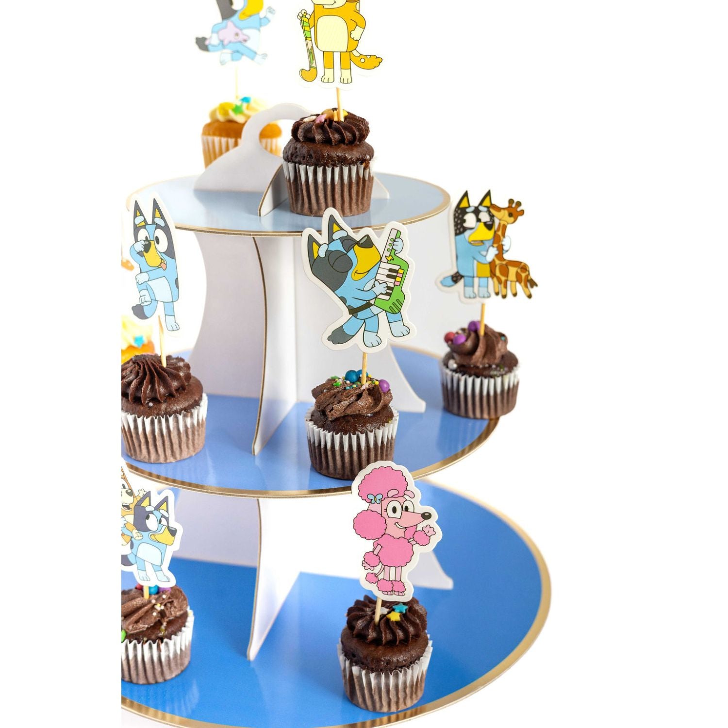 Bluey Themed Cake Topper Set (set of 13)