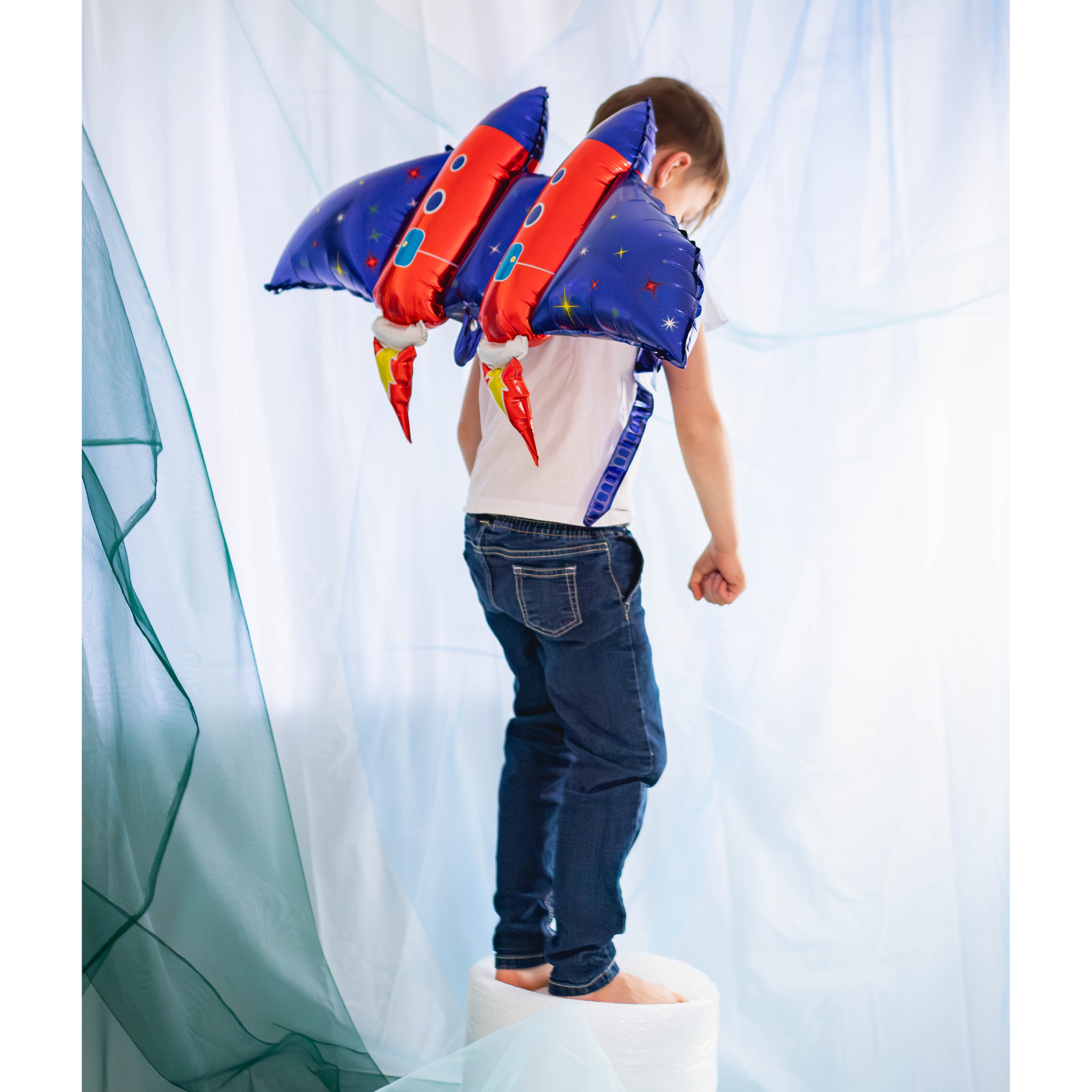 Rocket Dress Up Foil Balloon