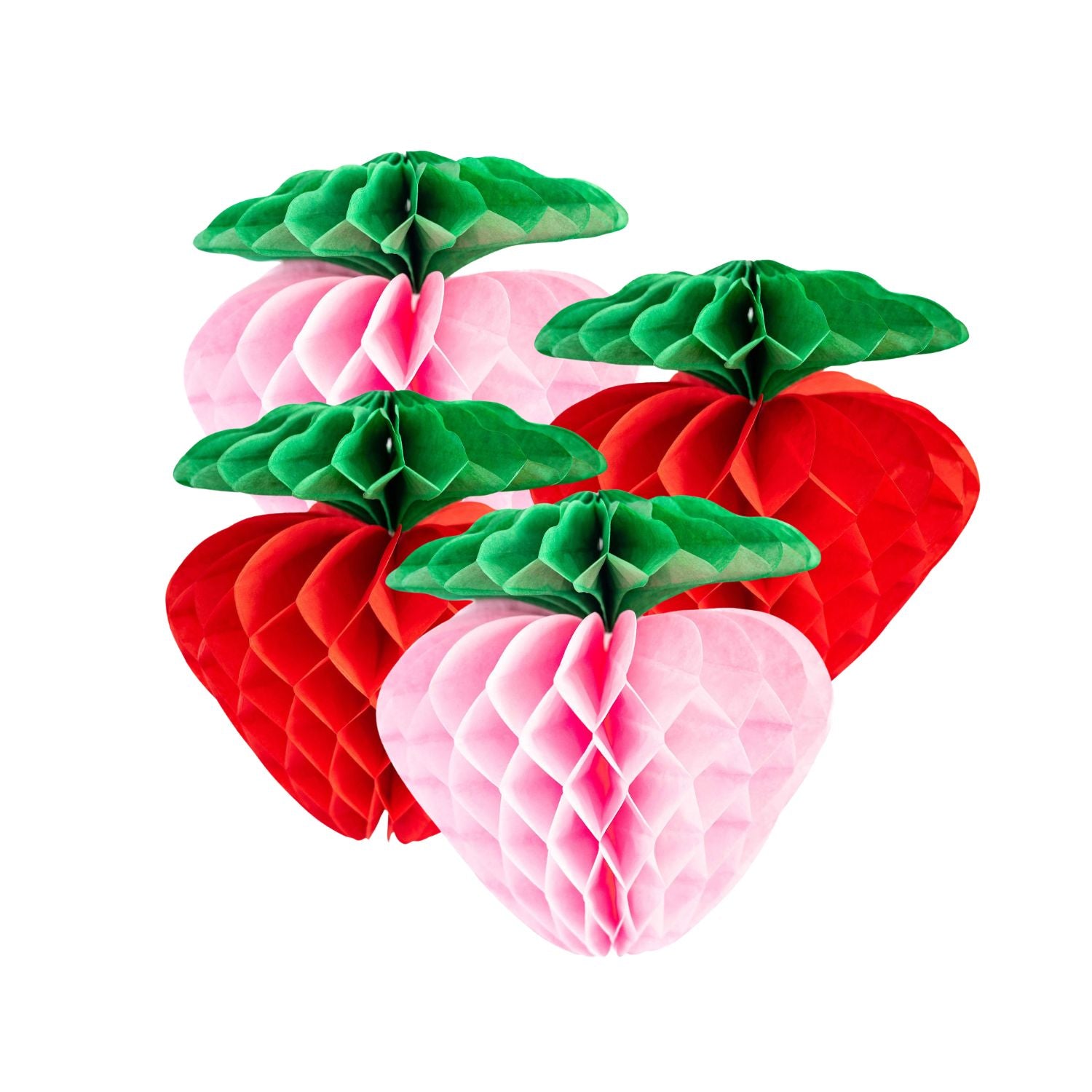 Honeycomb Strawberry, Red (set of 1)