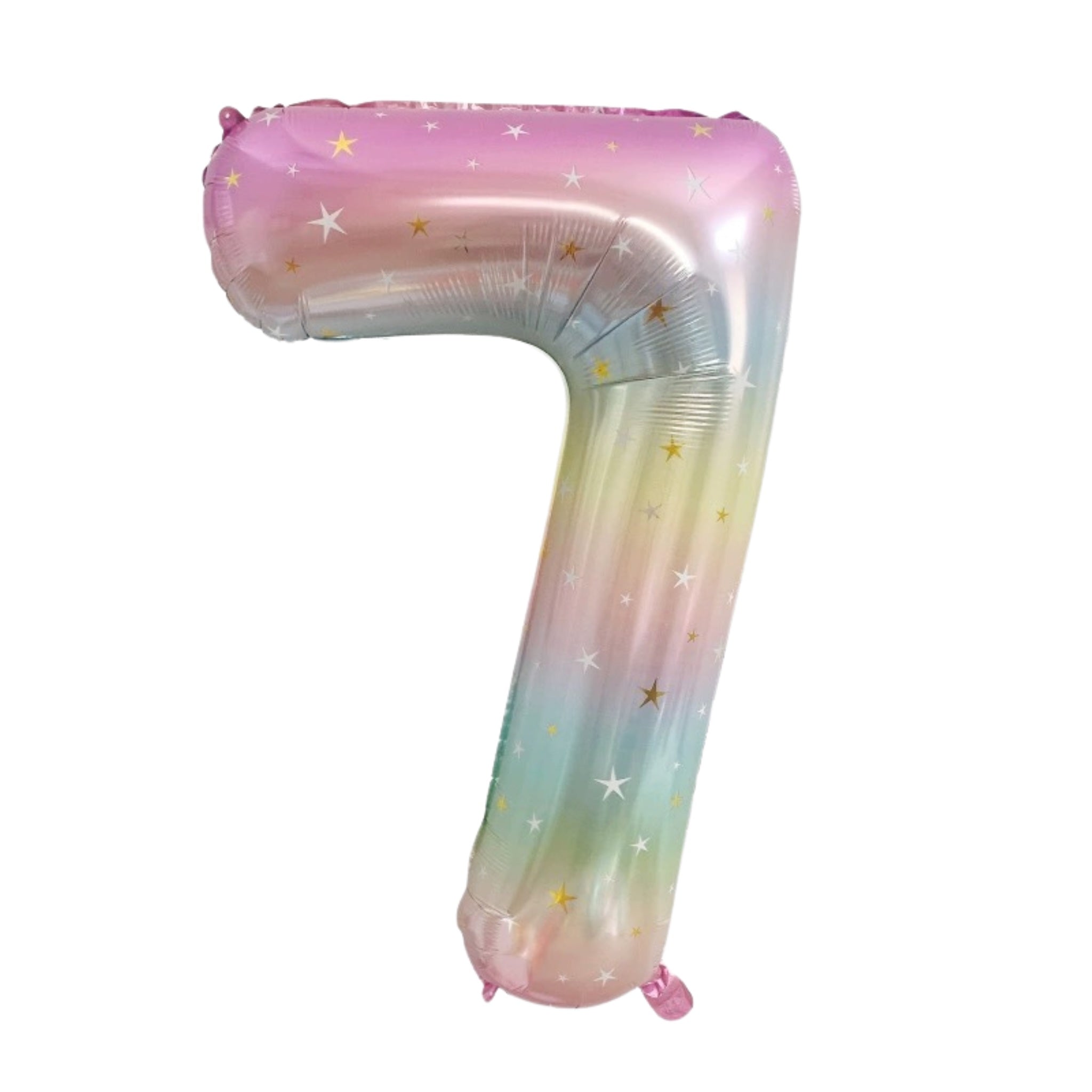 Rainbow Large Number Foil Balloon (1-9)