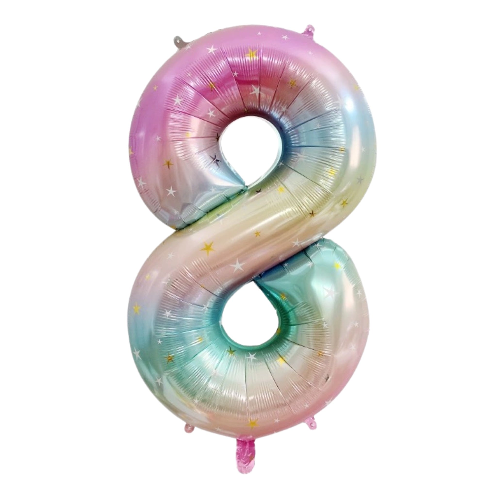 Rainbow Large Number Foil Balloon (1-9)