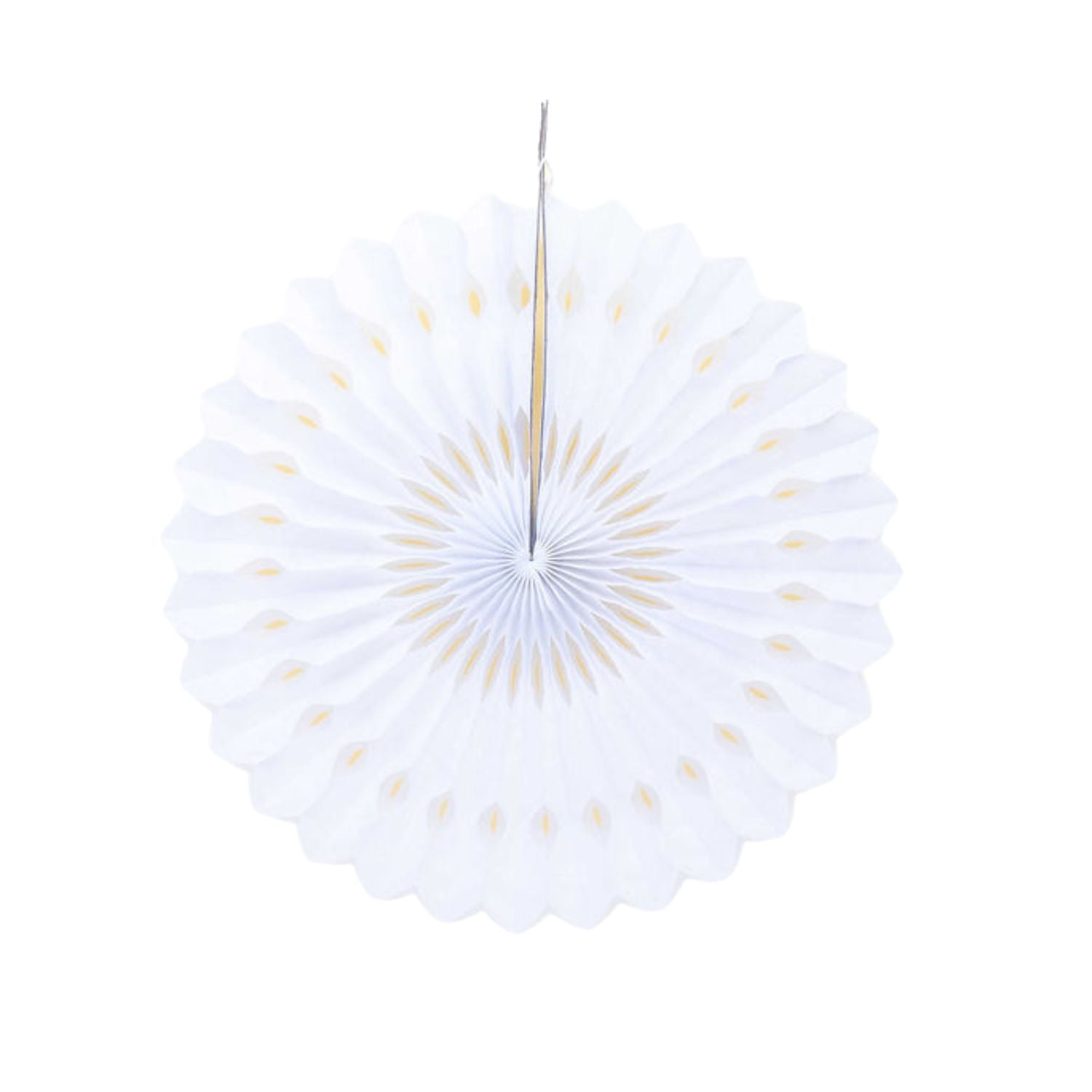 White Honeycomb Fan (set of 1)