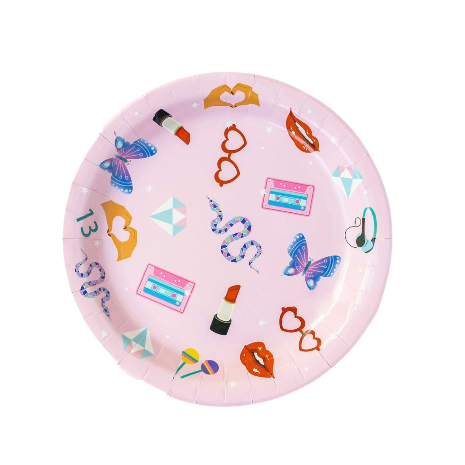 Tailor Swift Eras Icon Themed Plates (set of 20 )