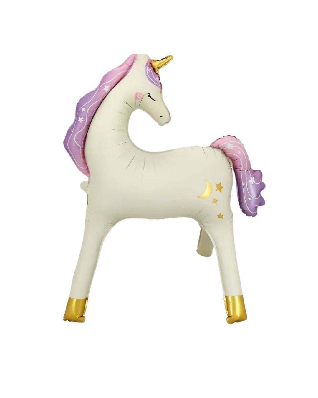 Air Stand Unicorn Foil Balloon