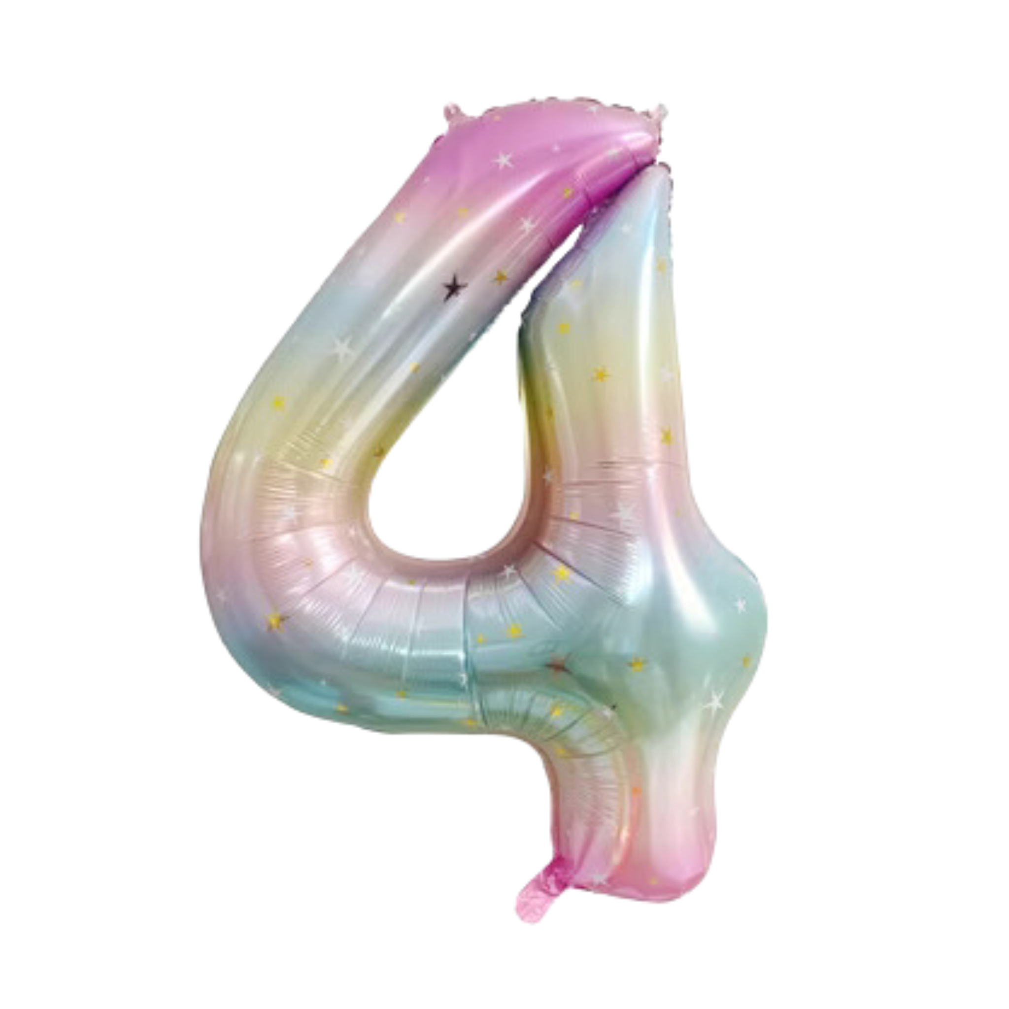 Rainbow Large Number Foil Balloon (1-9)