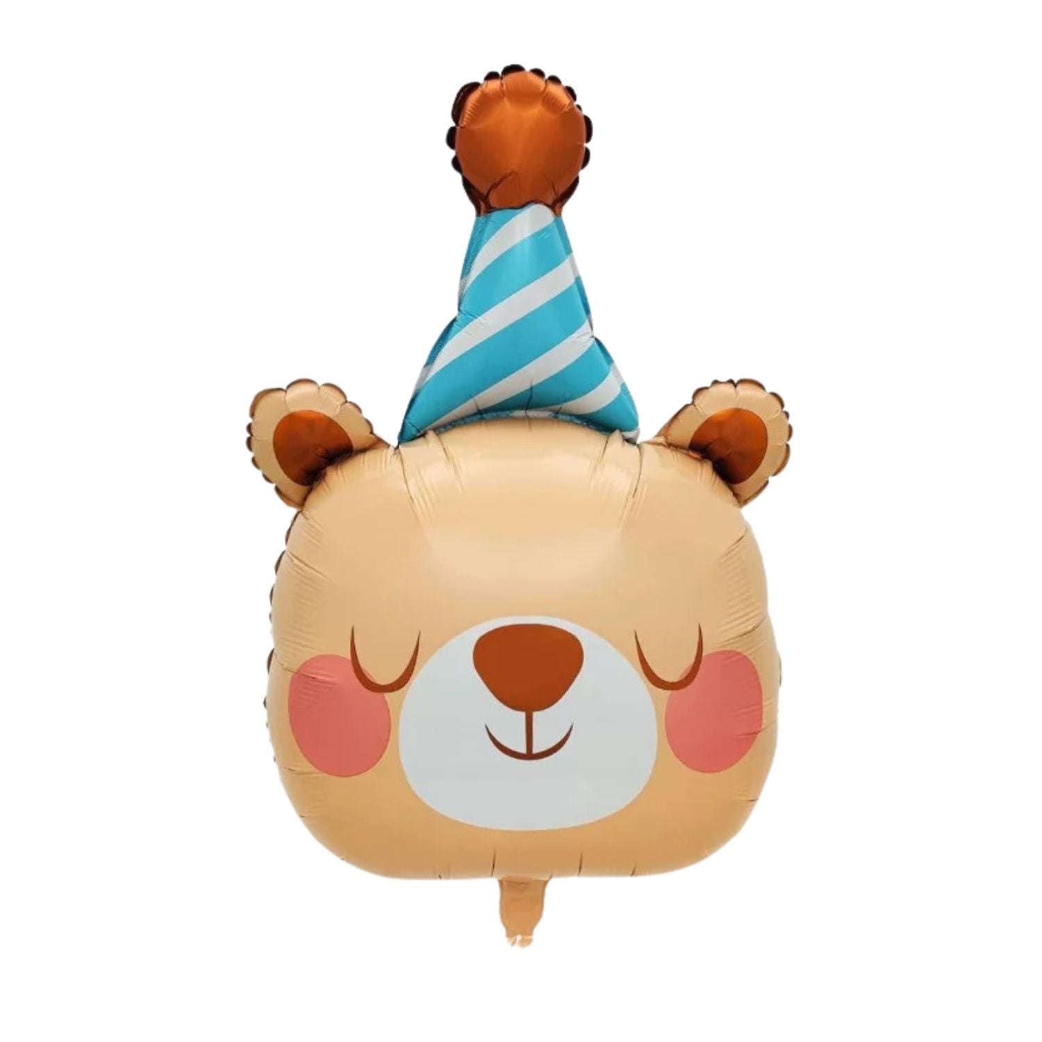 Birthday Bear Head Foil Balloon