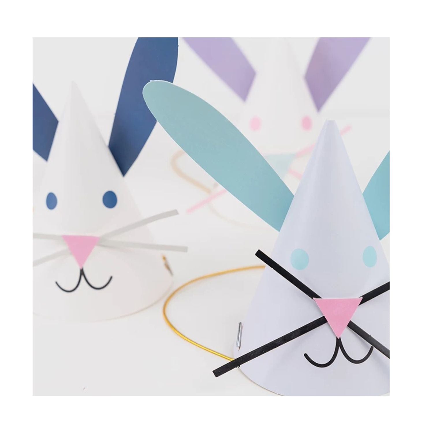 Bunny Party Hats (set of 4)