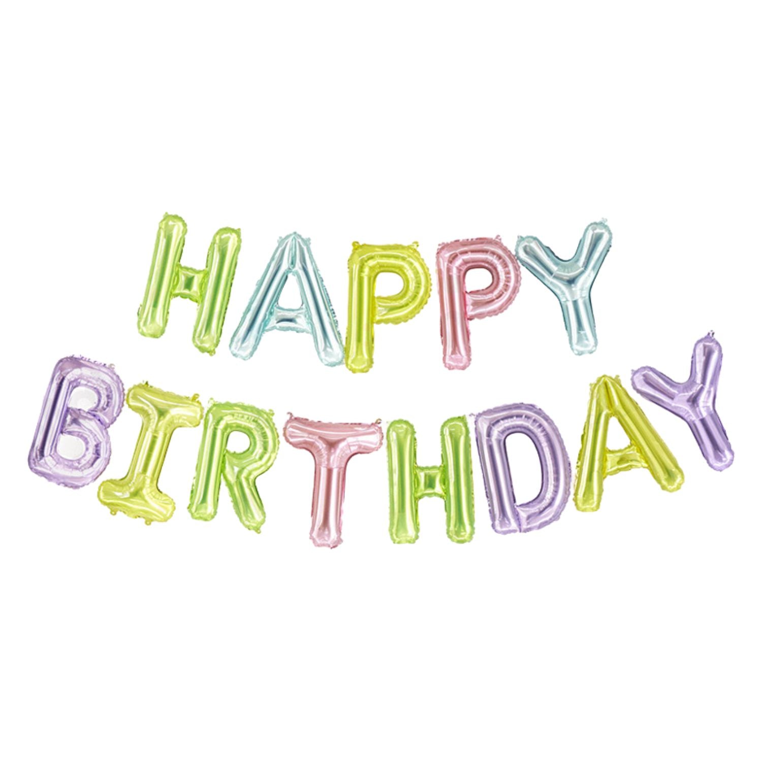 Chrystal Happy Birthday Balloon, Garland