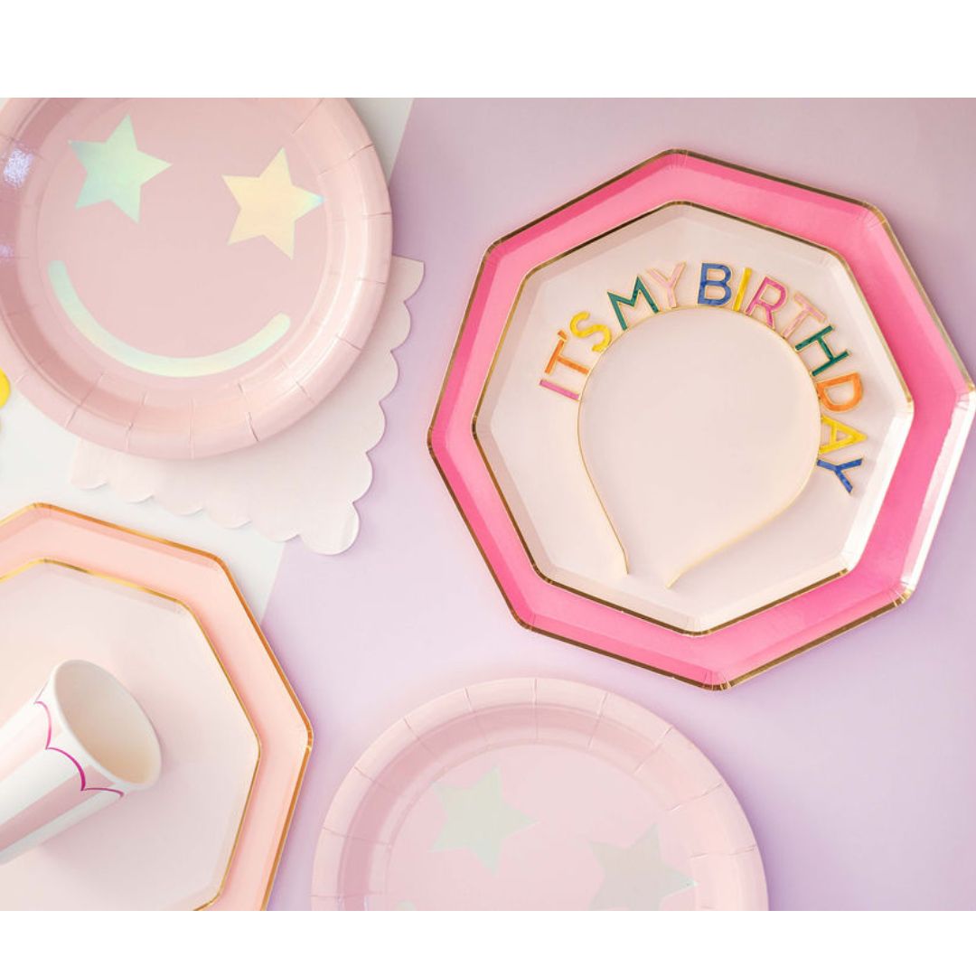 Happy Icon Plates (set of 8 )