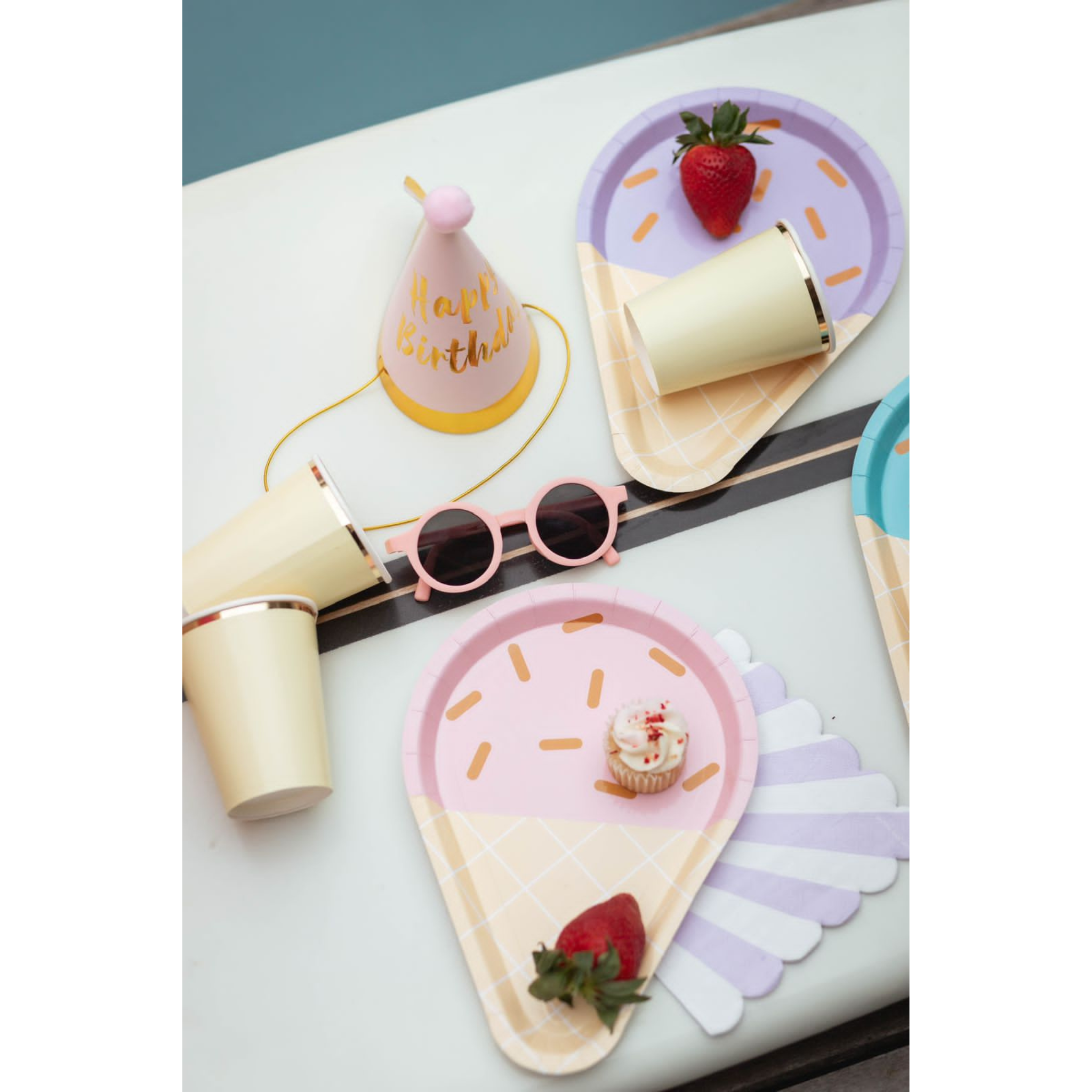 Kids Foldable sunglasses, Dusty Pink