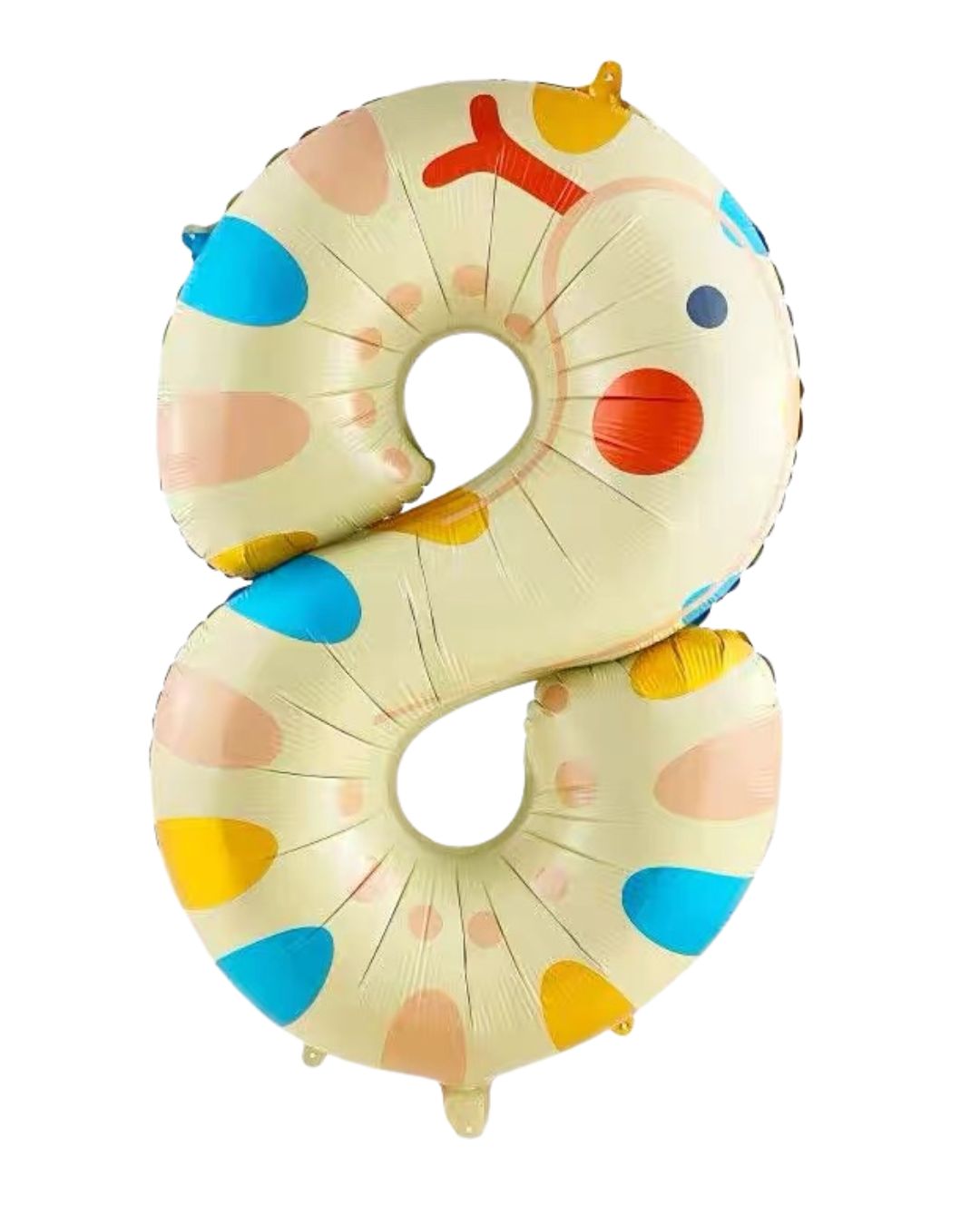 Large Number 8 Foil Balloon, Snake