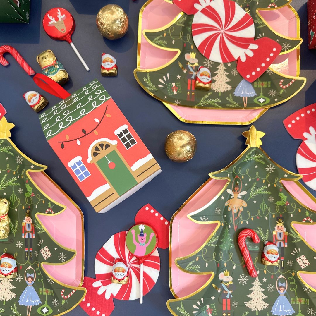 Christmas House Gift Box, Festive (set of 3)