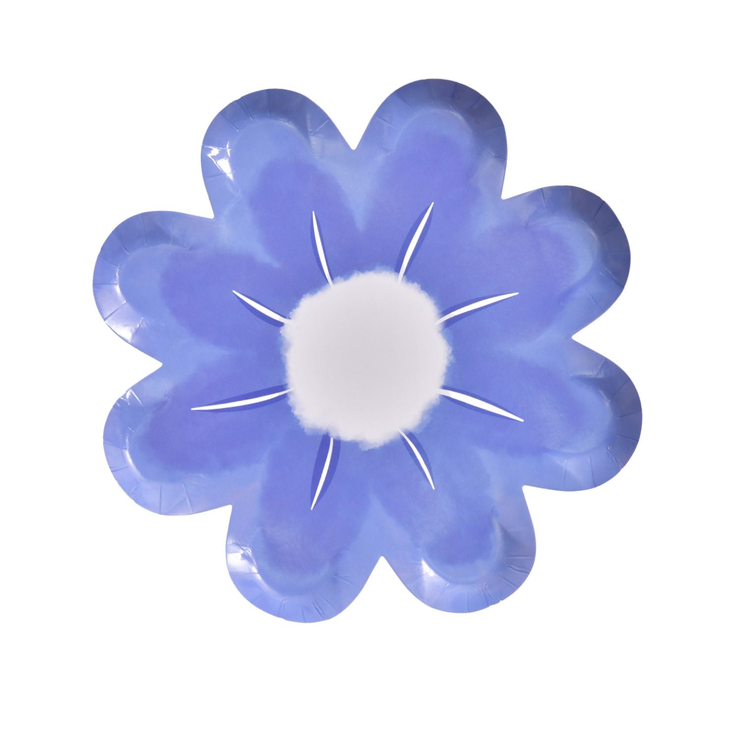 Petit Daisy Plates, Blue (set of 10)