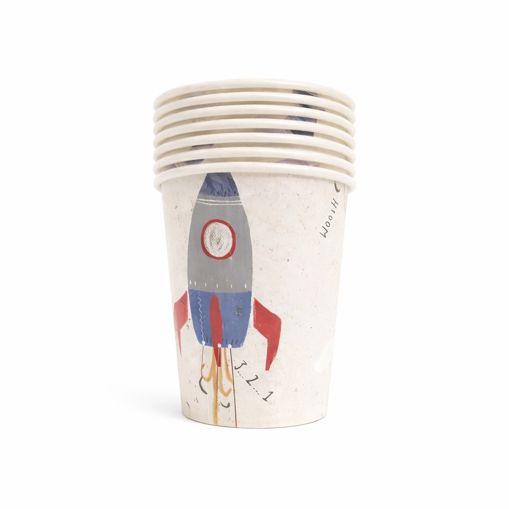 Space Themed Cups (set of 8)