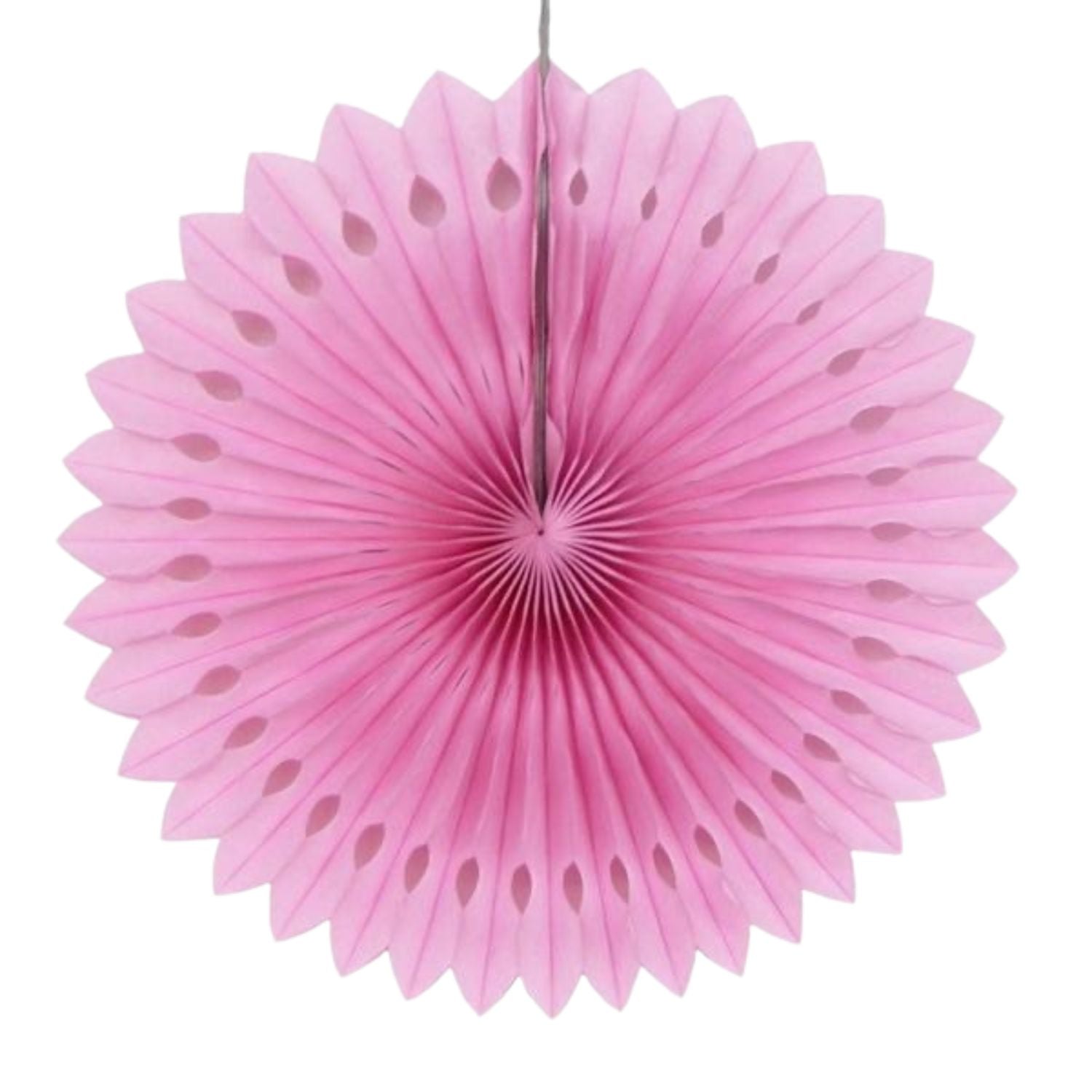 Soft Pink Honeycomb Fan, (set of 1)