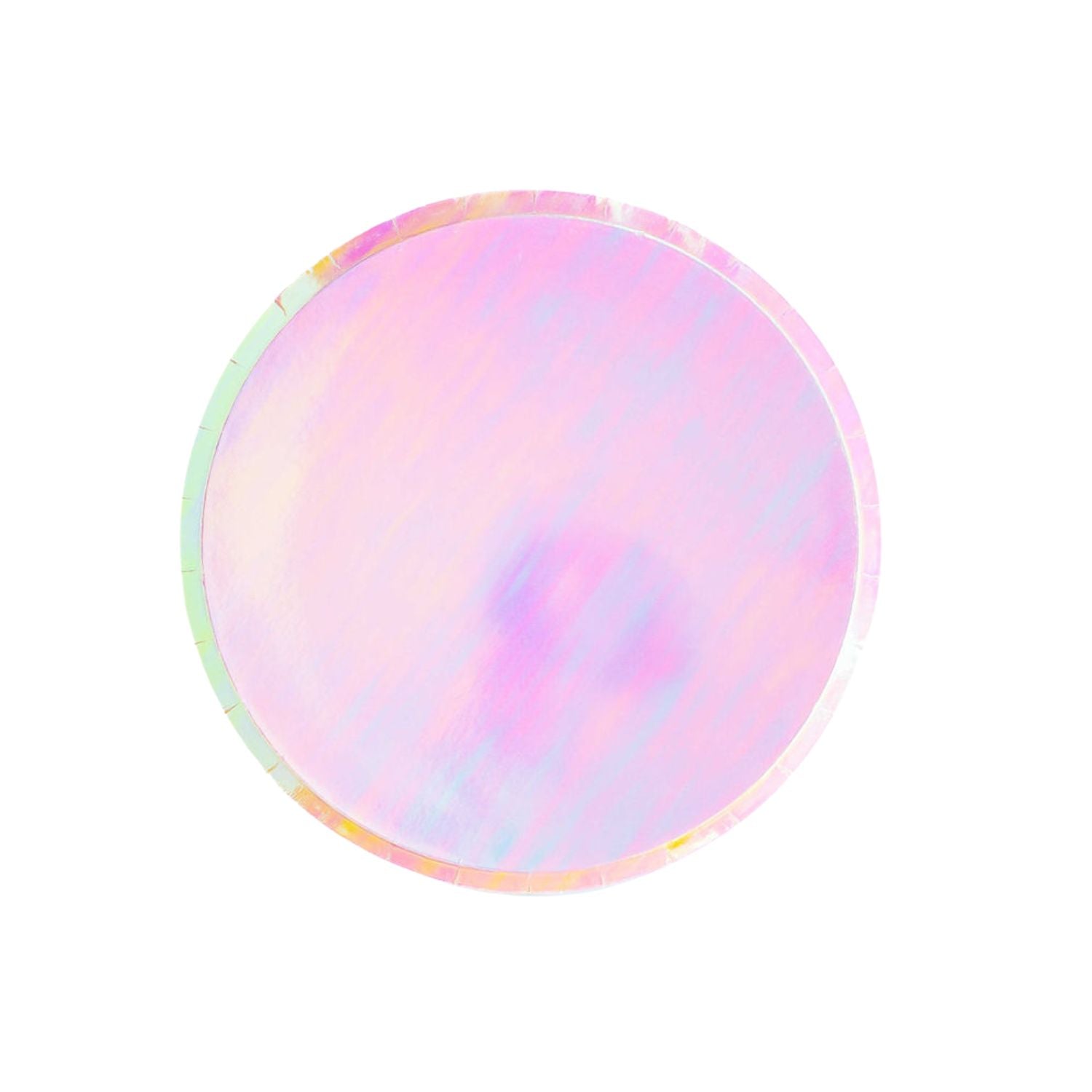 Mini Iridescent Plates (set of 8)