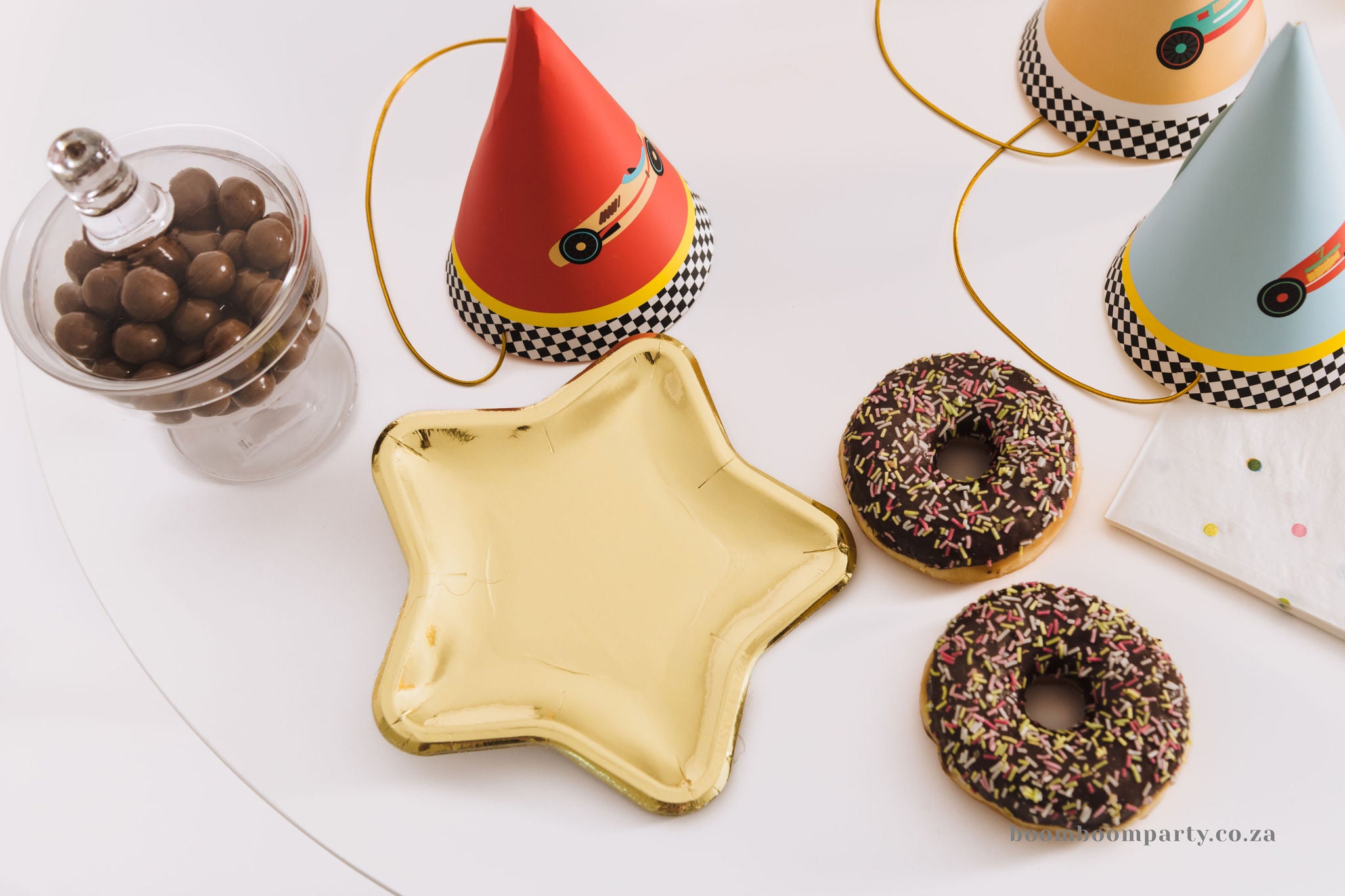 Star Plate, Gold (set of 10)