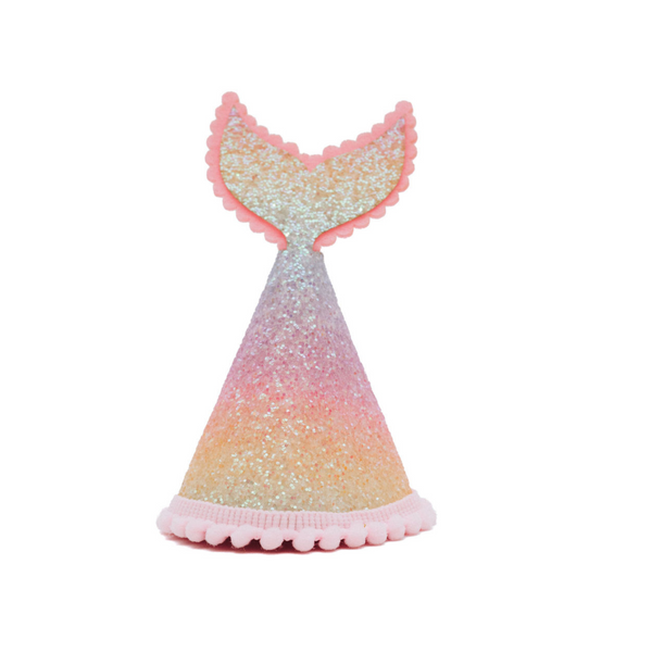 Rainbow Gradient, Mermaid Tail Party Hat