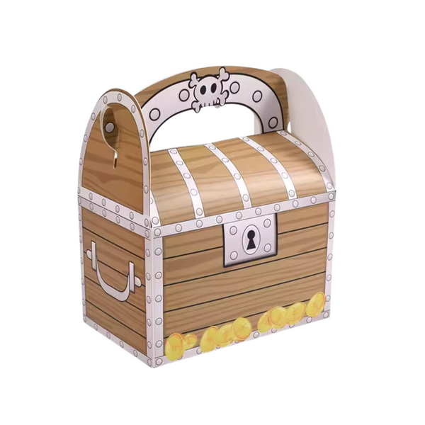 Pirate Treasure Chest Favor Boxes (set of 4)