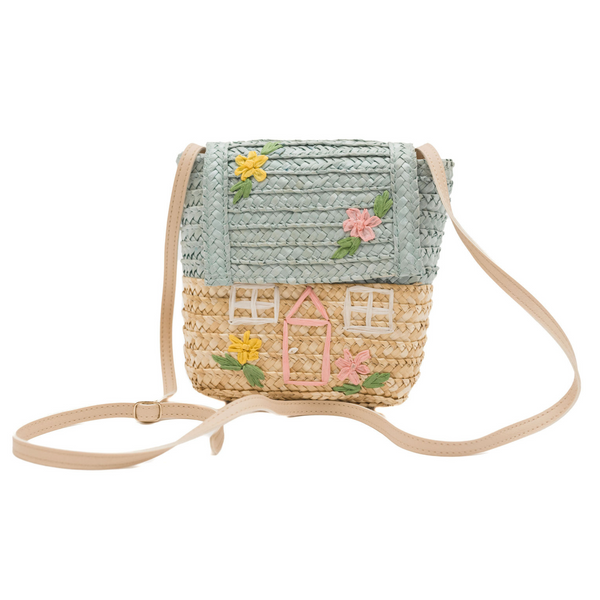 Fairy House Straw Bag
