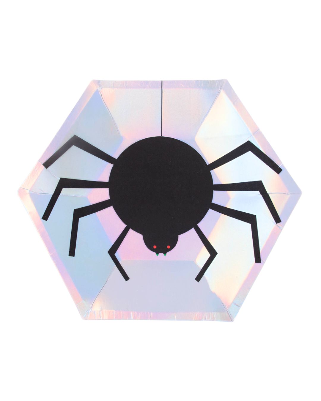 Halloween Spider Themed Plates (Set of 8)