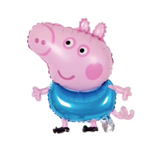 Piggy Peppa George Shaped Foil Balloon