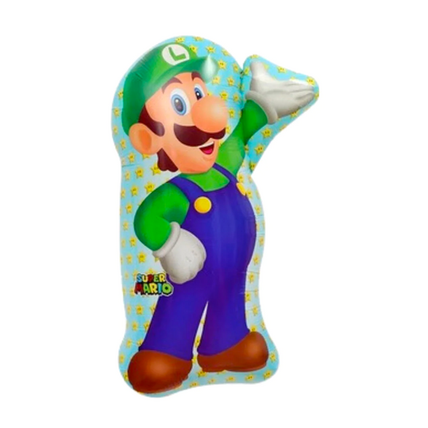 Super Mario Figure Foil Balloon, Green