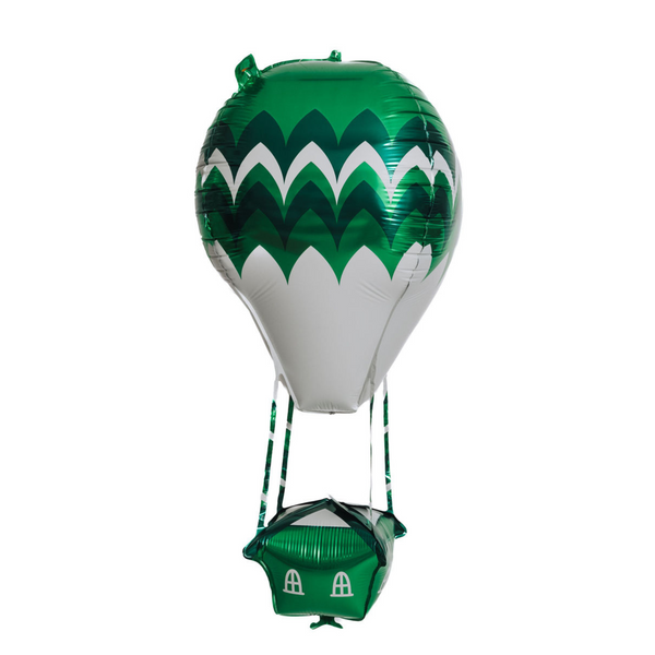3D Hot Air Foil Balloon, Green