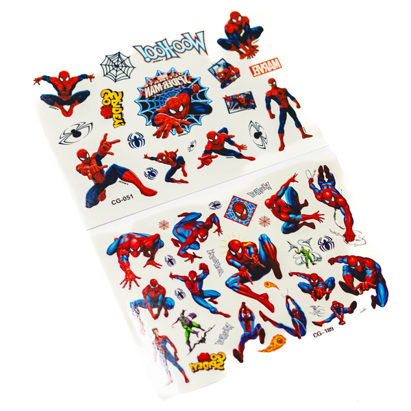 Spiderman Tattoos (set of 2)
