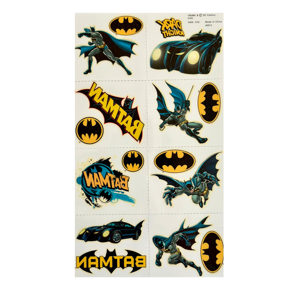 Batman Tattoos (set of 8)