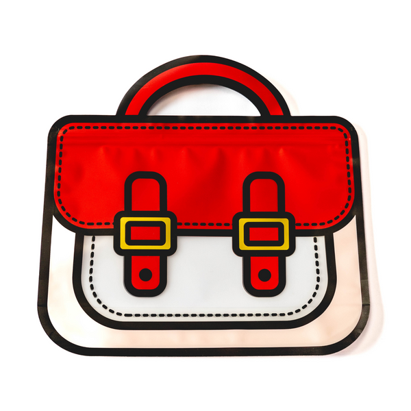 Reusable Backpack Favour Bag, Red (set of 2)