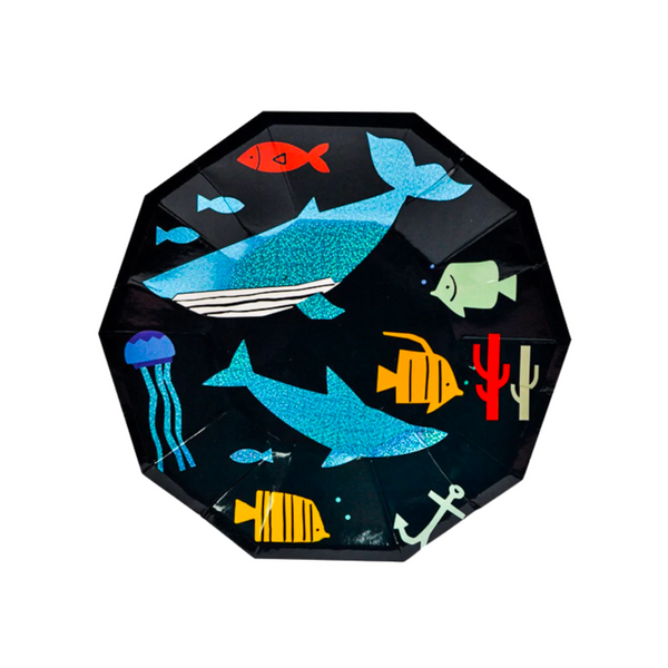 Under the sea plates (set of 8)