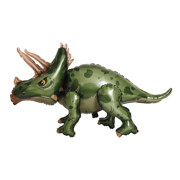 3D Triceratops Dinosaur Foil Balloon