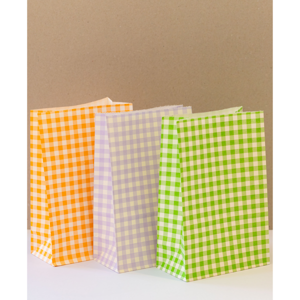 Checkered Favour Bags (set of 8)