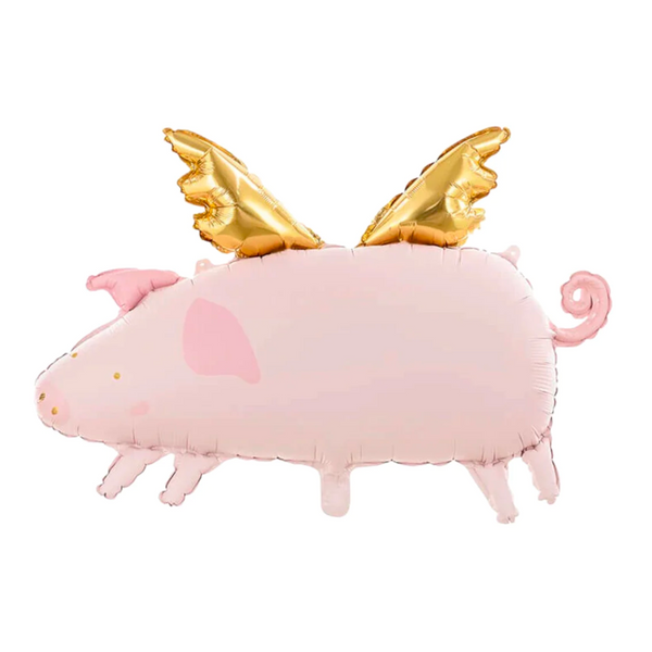 Flying Pig Shaped Foil Balloon