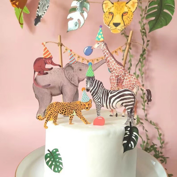 Safari Themed Cake Topper (set of 5)