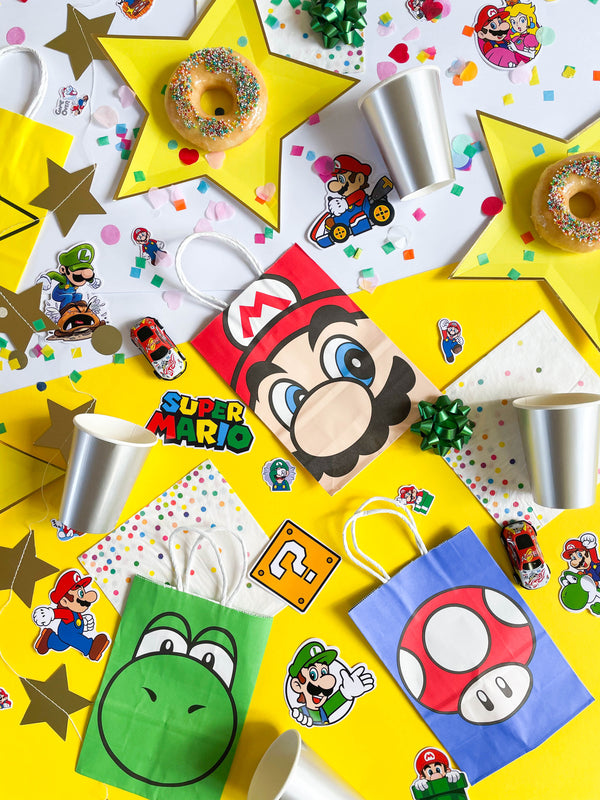Super Mario Favour Bags (set of 4)