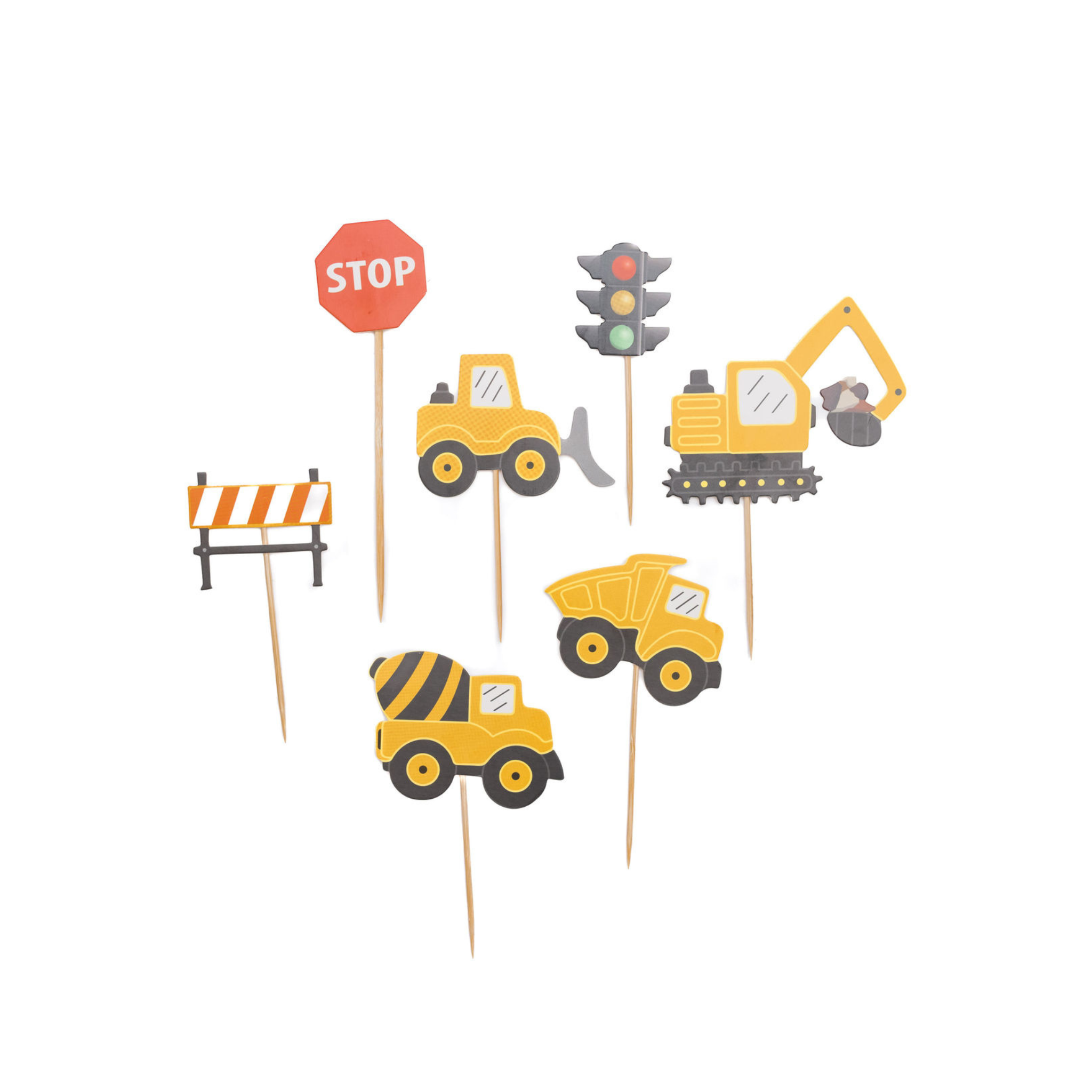 Construction Cake Topper Mix (set of 7) – Boom Boom Party Shop