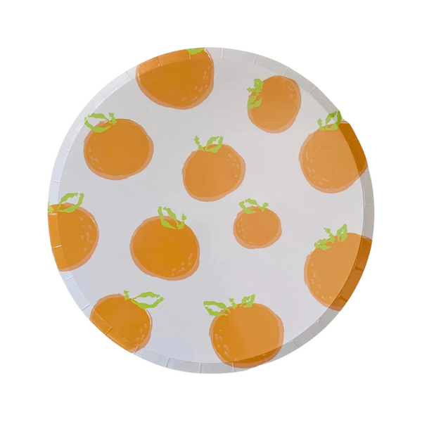 Sweet Oranges Plates (set of 8)