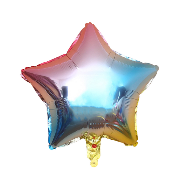 Star Shaped Foil Balloon, Gradient