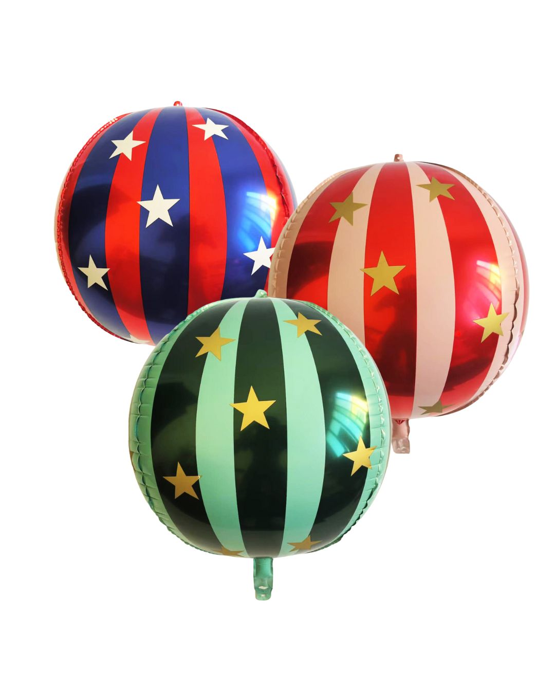 4D Carnival Star Balloons (set of 3)