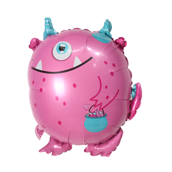 Pink Monster Foil Balloon