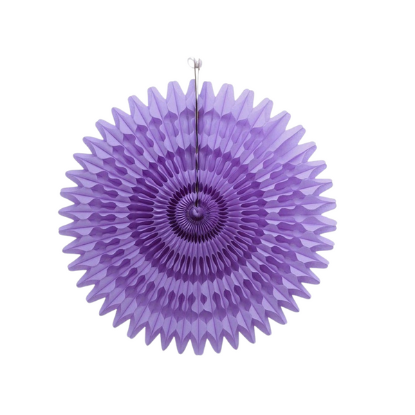 Purple Honeycomb Fan (set of 1)