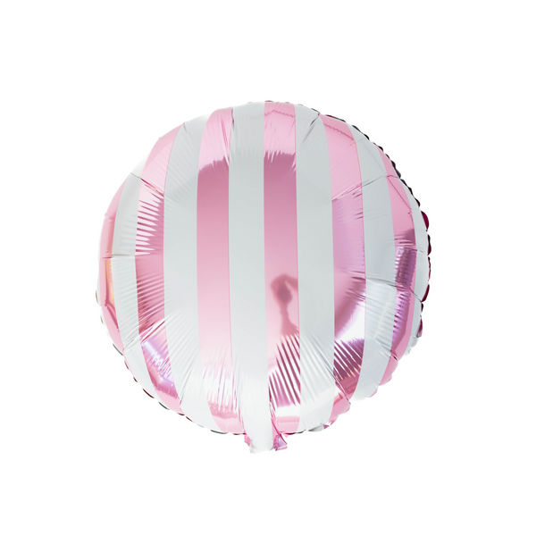 Round Candy Shaped Foil Balloon, Pink