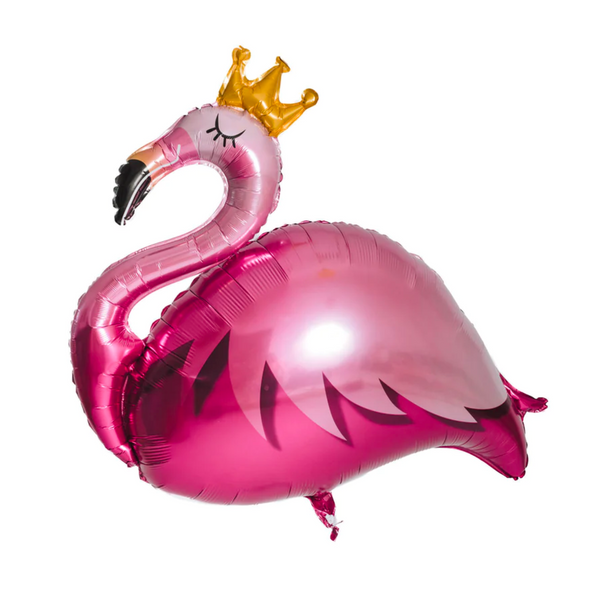 Princess Flamingo Foil Balloon